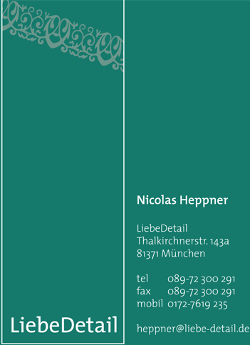 LiebeDetail - Nicolas Heppner